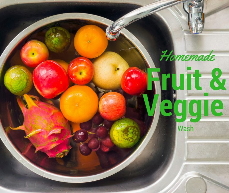 Homemade Fruit + Veggie Wash