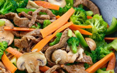 Vegetable Stir-Fry + Homemade gluten-free Teriyaki sauce